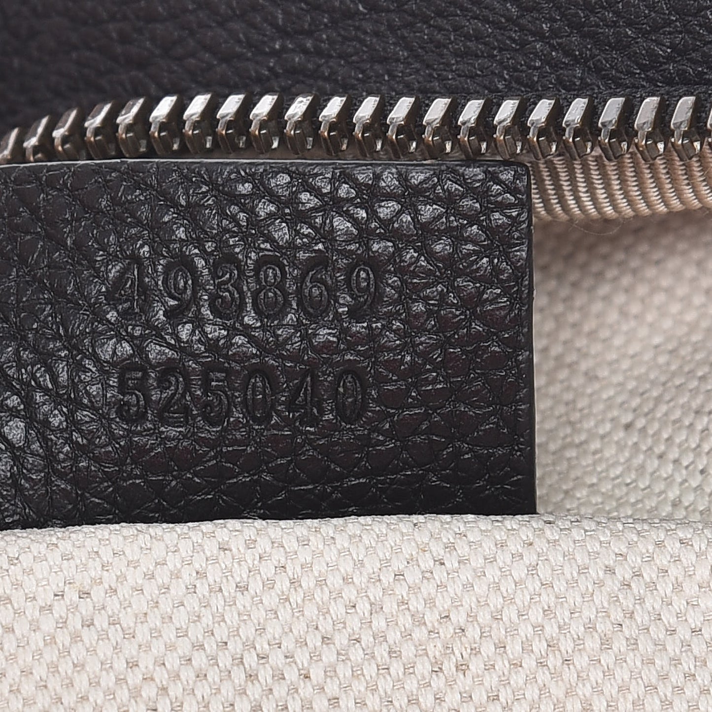 Grained Calfskin Logo Belt Bag Black