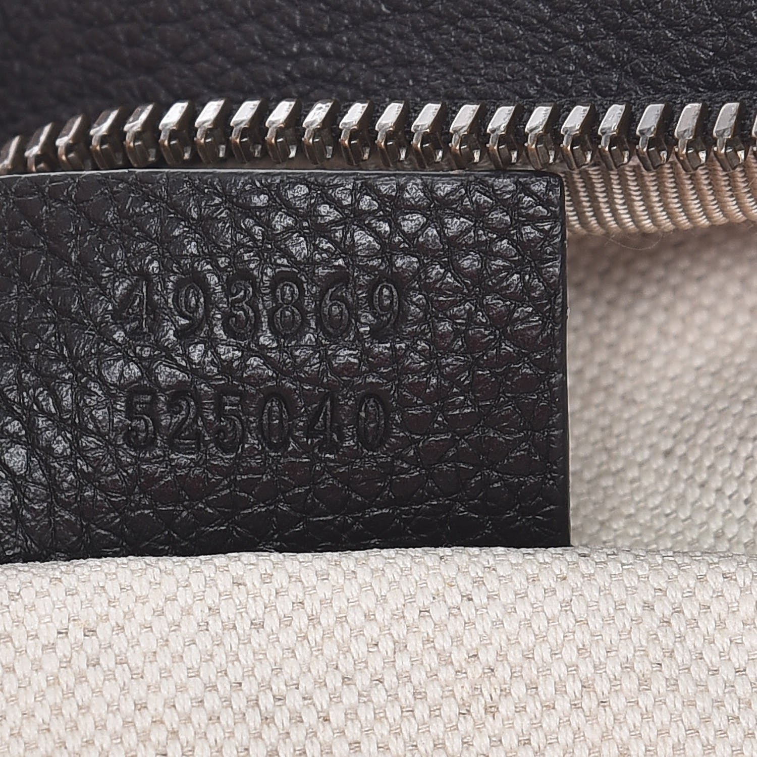 Gucci Grained Calfskin Logo Belt Bag Black 7 of 7