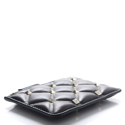 Valentino Garavani Nappa Candystud Coin Purse Black 4 of 6