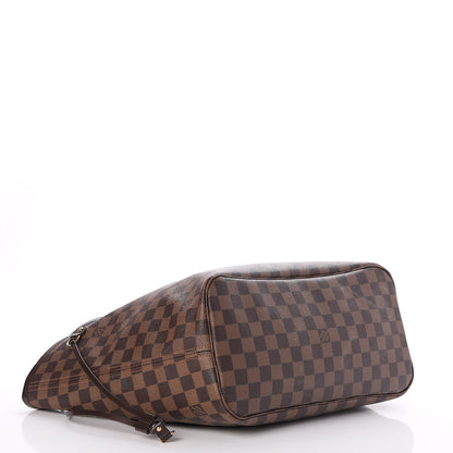 Louis Vuitton Damier Ebene Neo Neverfull MM Rose Ballerine 4 of 10