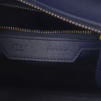 Celine Smooth Calfskin Micro Luggage Ink 5 of 10