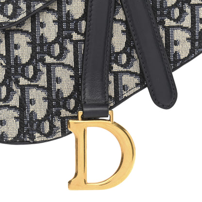 Christian Dior Oblique Saddle Belt Pouch Blue 7 of 9