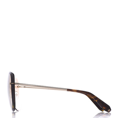 Chanel Metal Pilot Sunglasses 4239 Gold 2 of 8