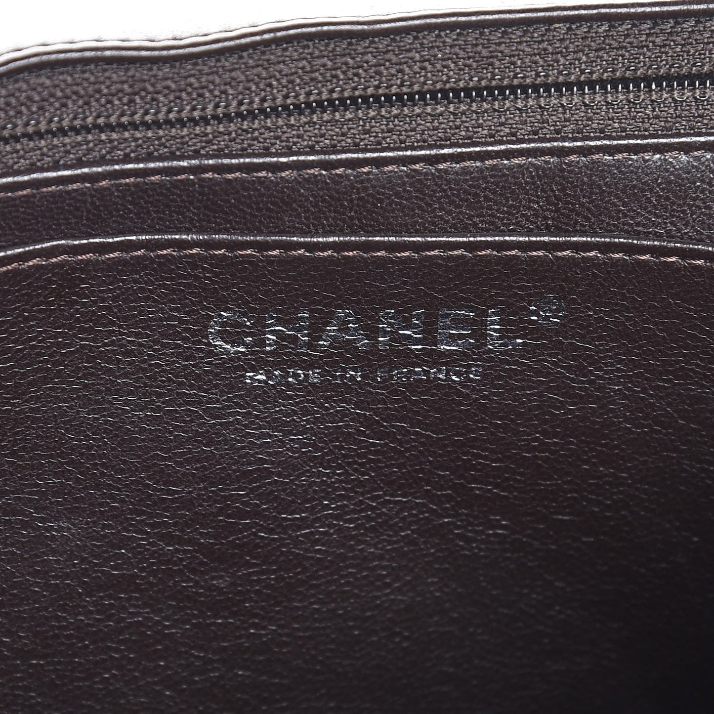 Lambskin Quilted Jumbo Single Flap Dark Brown