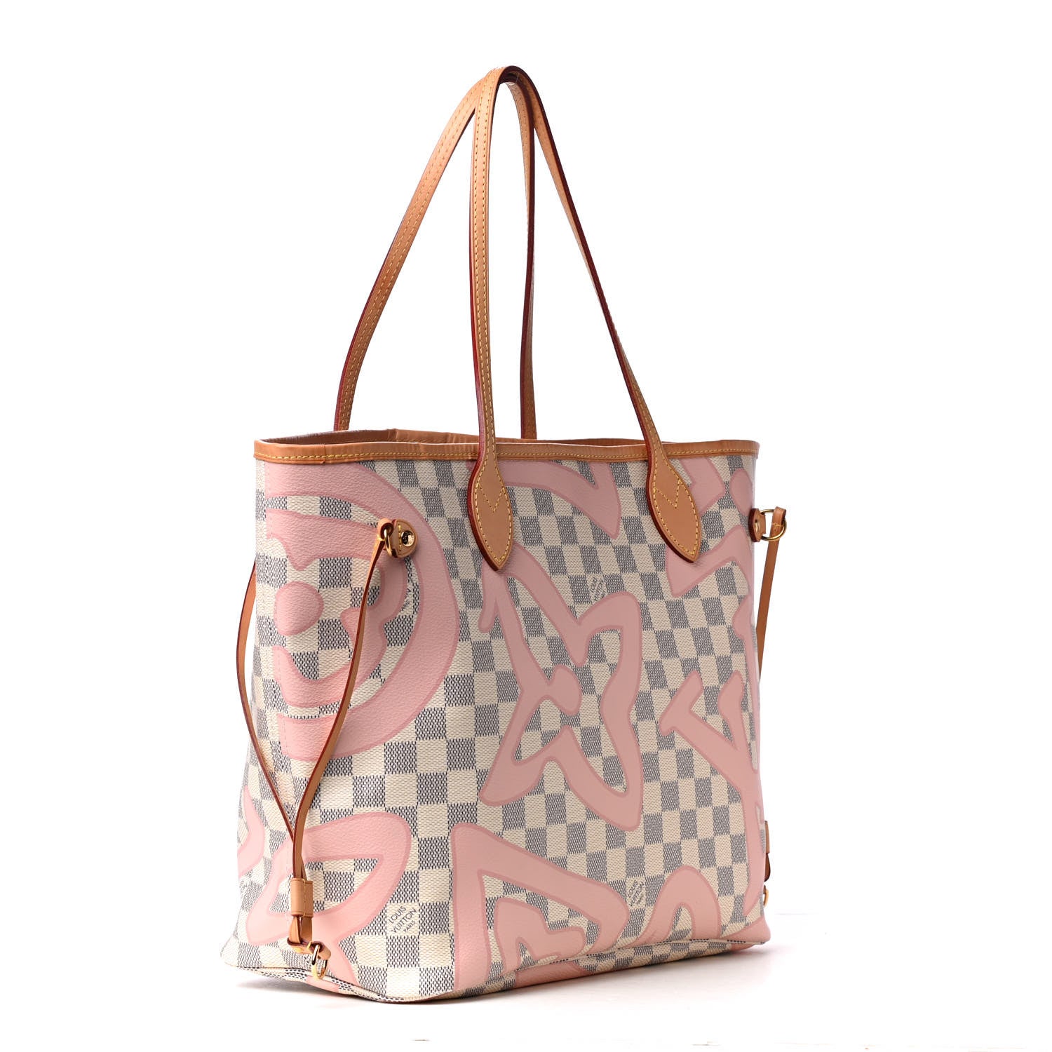 Louis Vuitton Damier Azur Tahitienne Neverfull MM 3 of 5