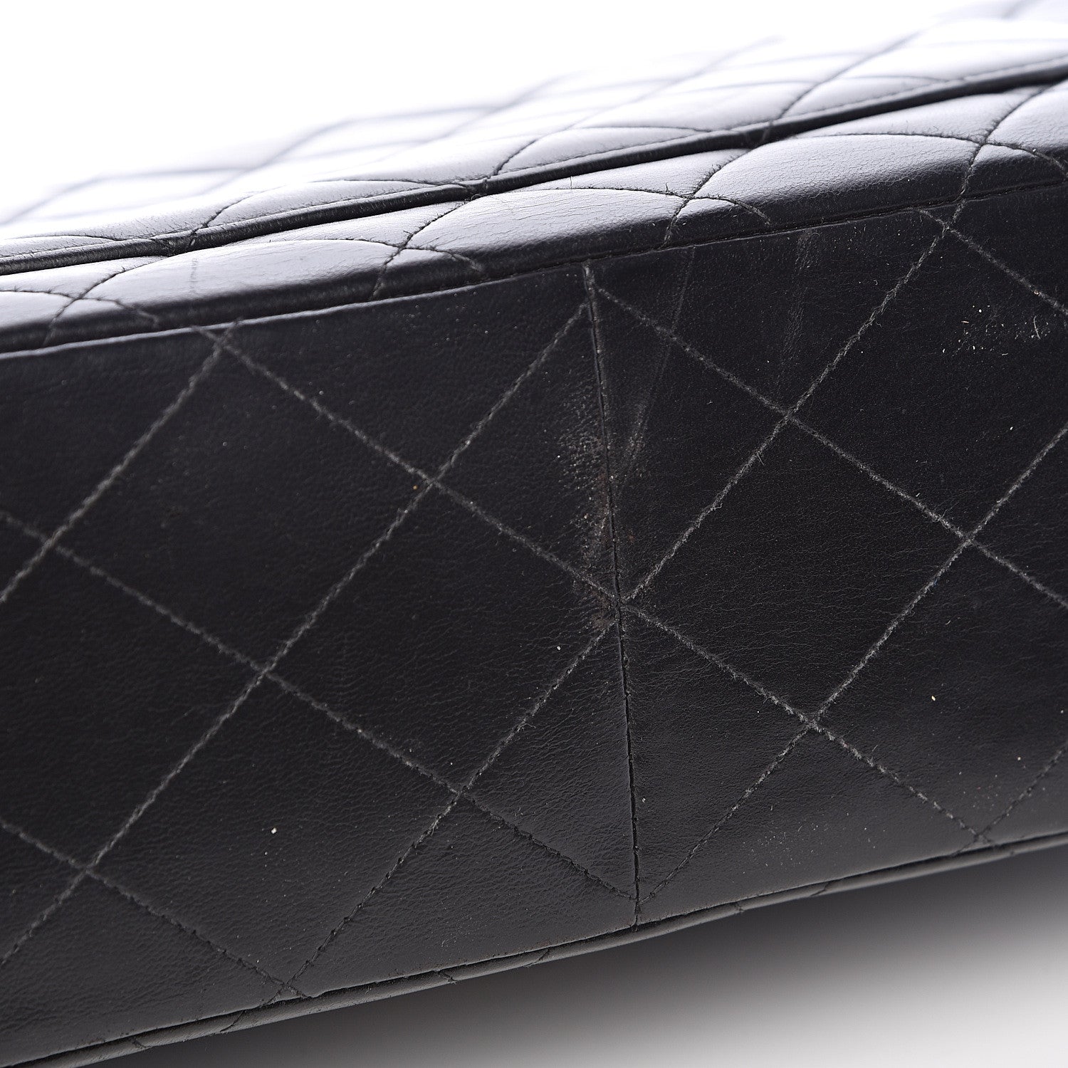 Chanel Lambskin Quilted Jumbo Single Flap Black 14 of 17