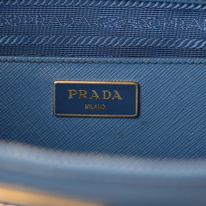 Prada Saffiano Medium Galleria Double Zip Tote Cobalto 8 of 17