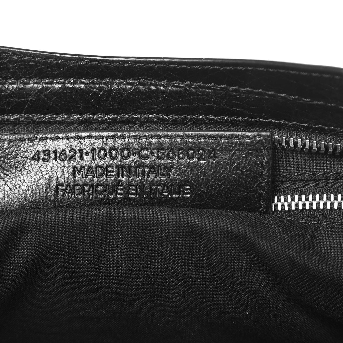 Agneau Classic Silver Hardware S City Black