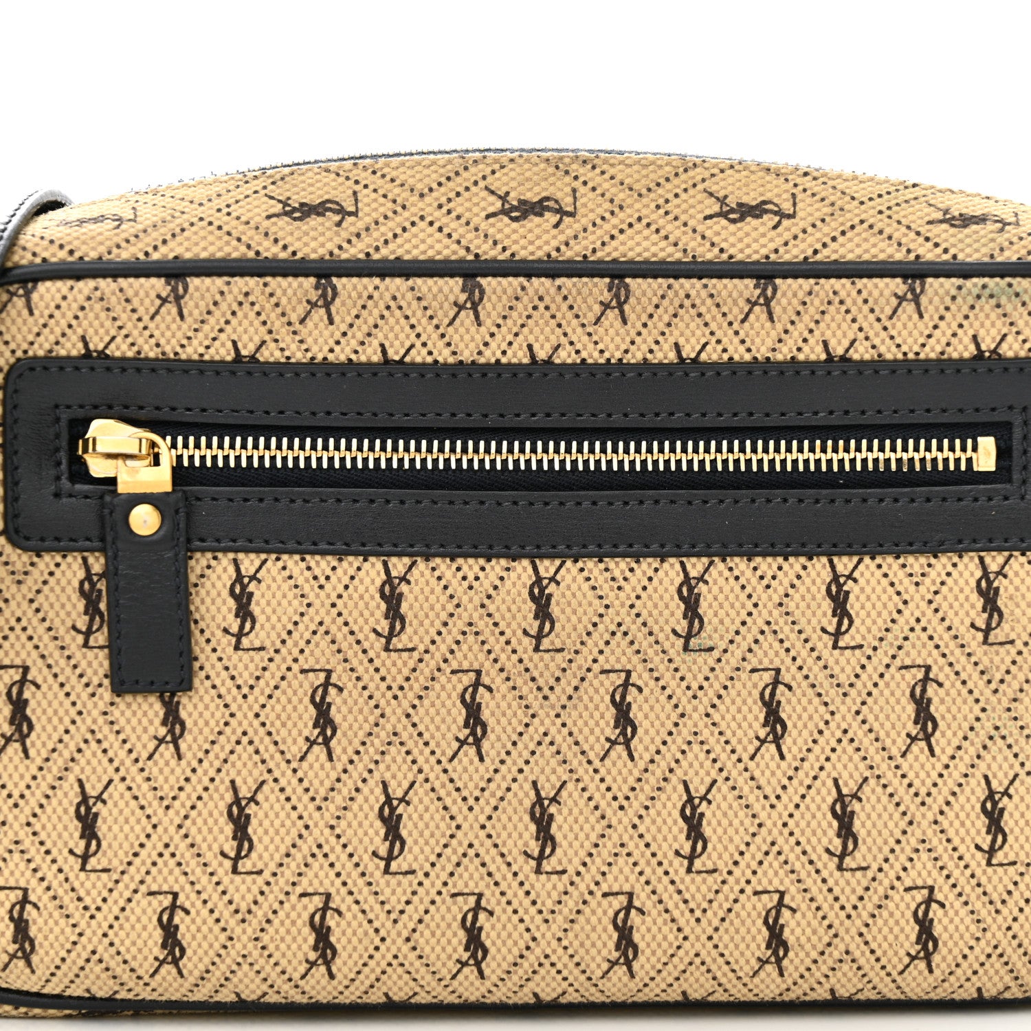 Saint Laurent Canvas Monogram All Over Camera Bag Beige 8 of 13