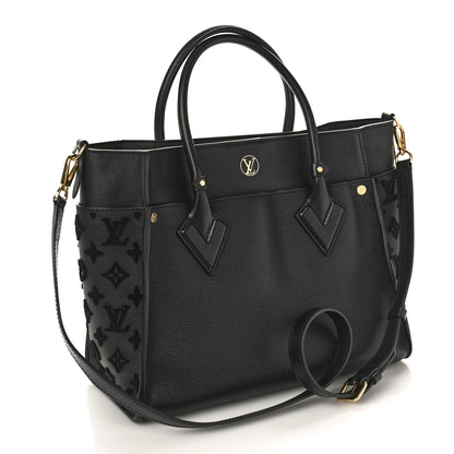 Louis Vuitton Calfskin Monogram Tufting On My Side Black 2 of 9