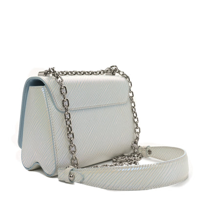 Louis Vuitton Epi Milky Way Twist Braided Chain Shoulder Bag Icy Blue 2 of 10