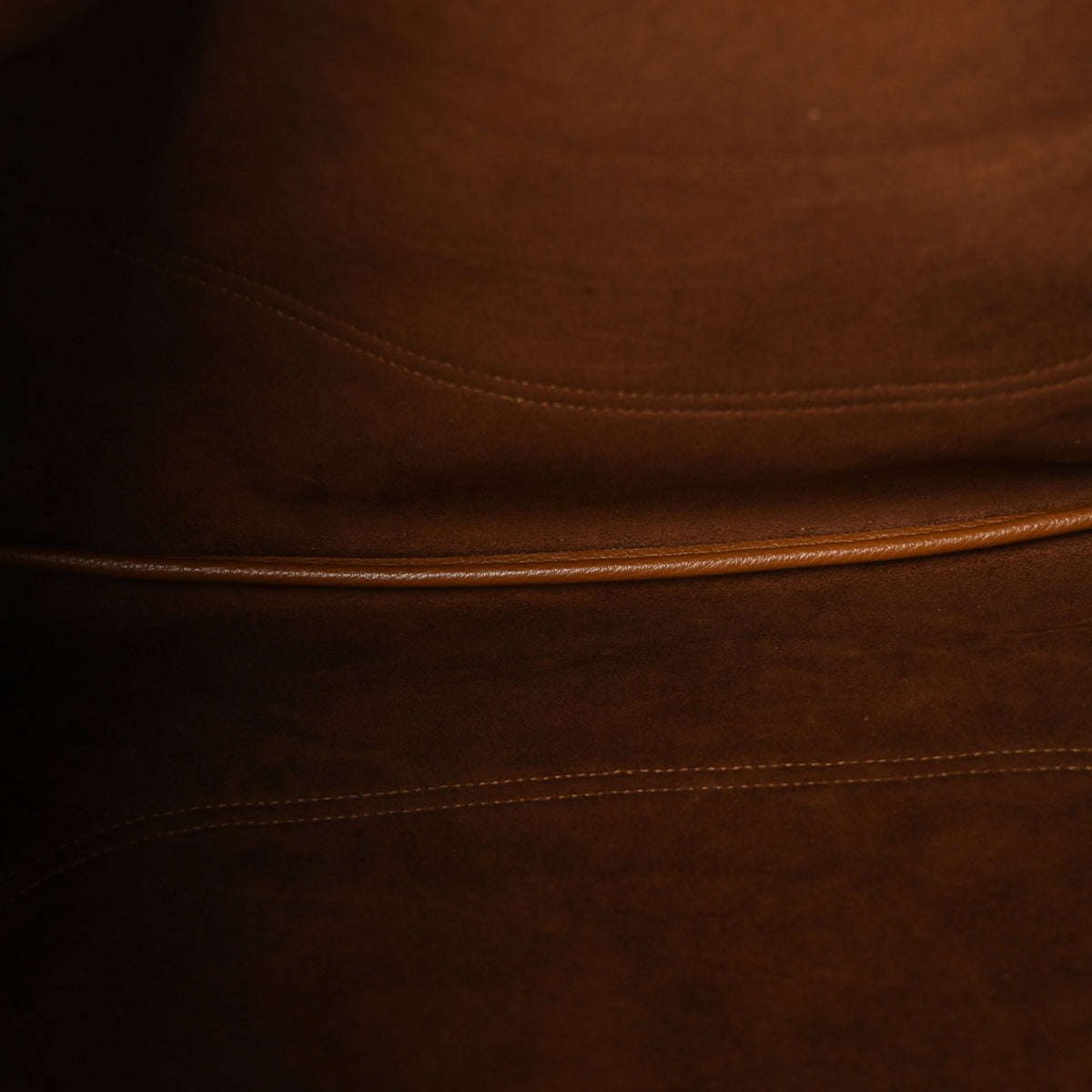 Grained Calfskin Softbit Maxi Shoulder Bag Brown