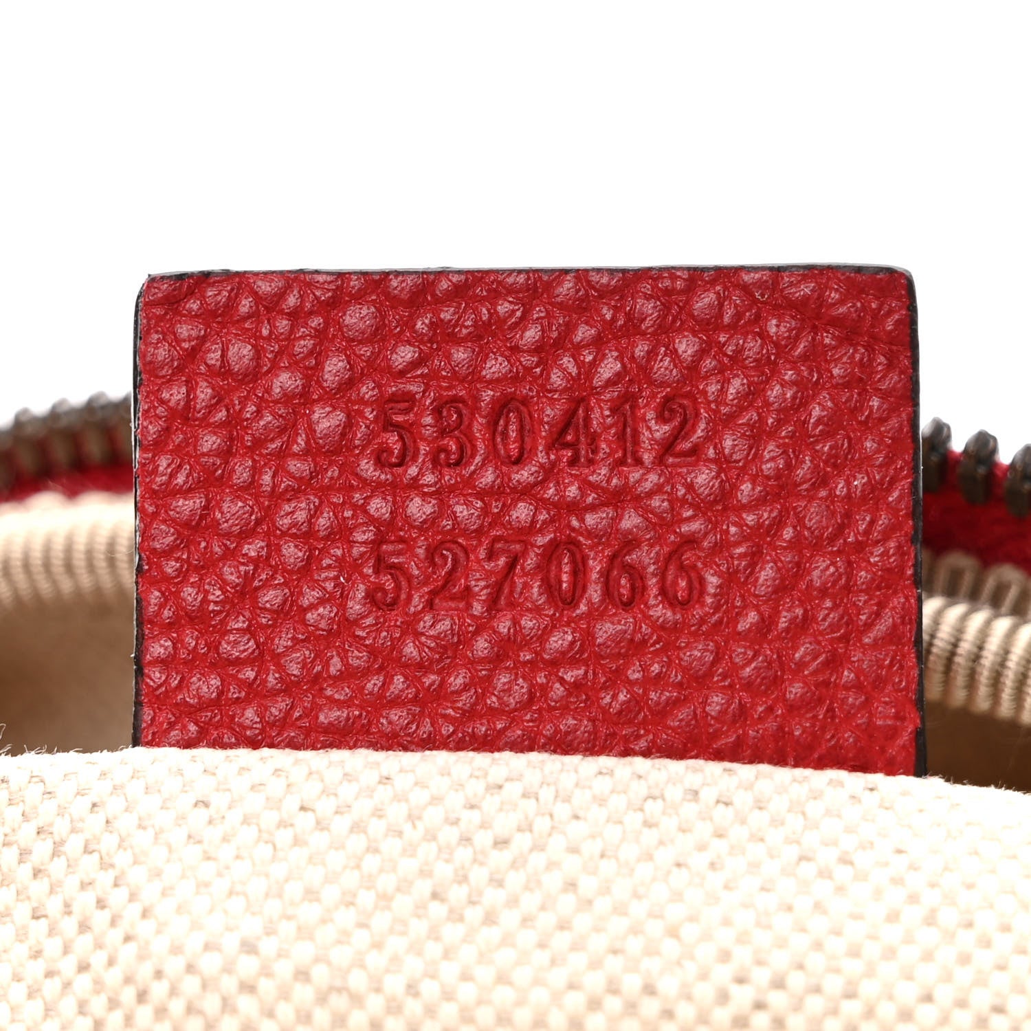 Gucci Grained Calfskin Logo Belt Bag Hibiscus Red 7 of 9