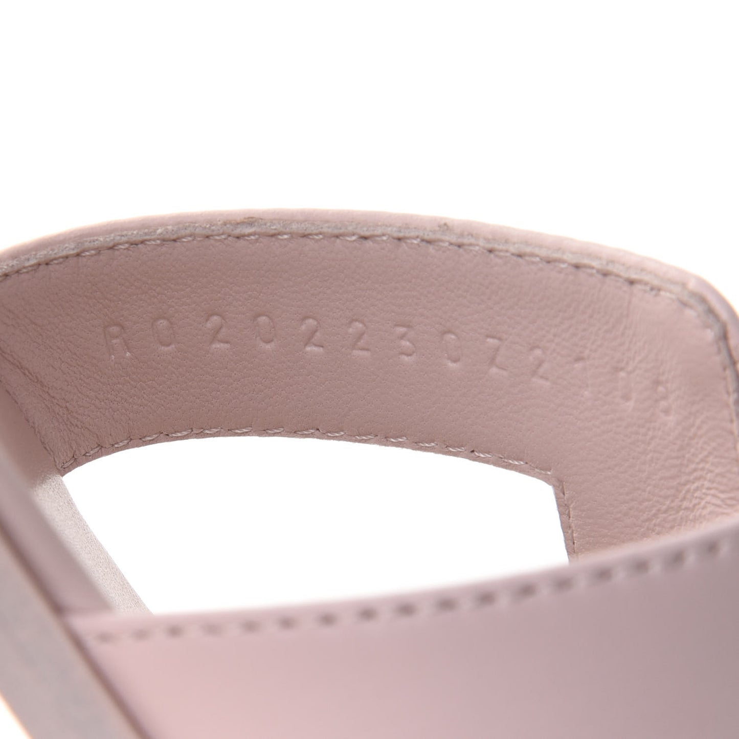 Calfskin Oran Sandals 36 Rose Petale