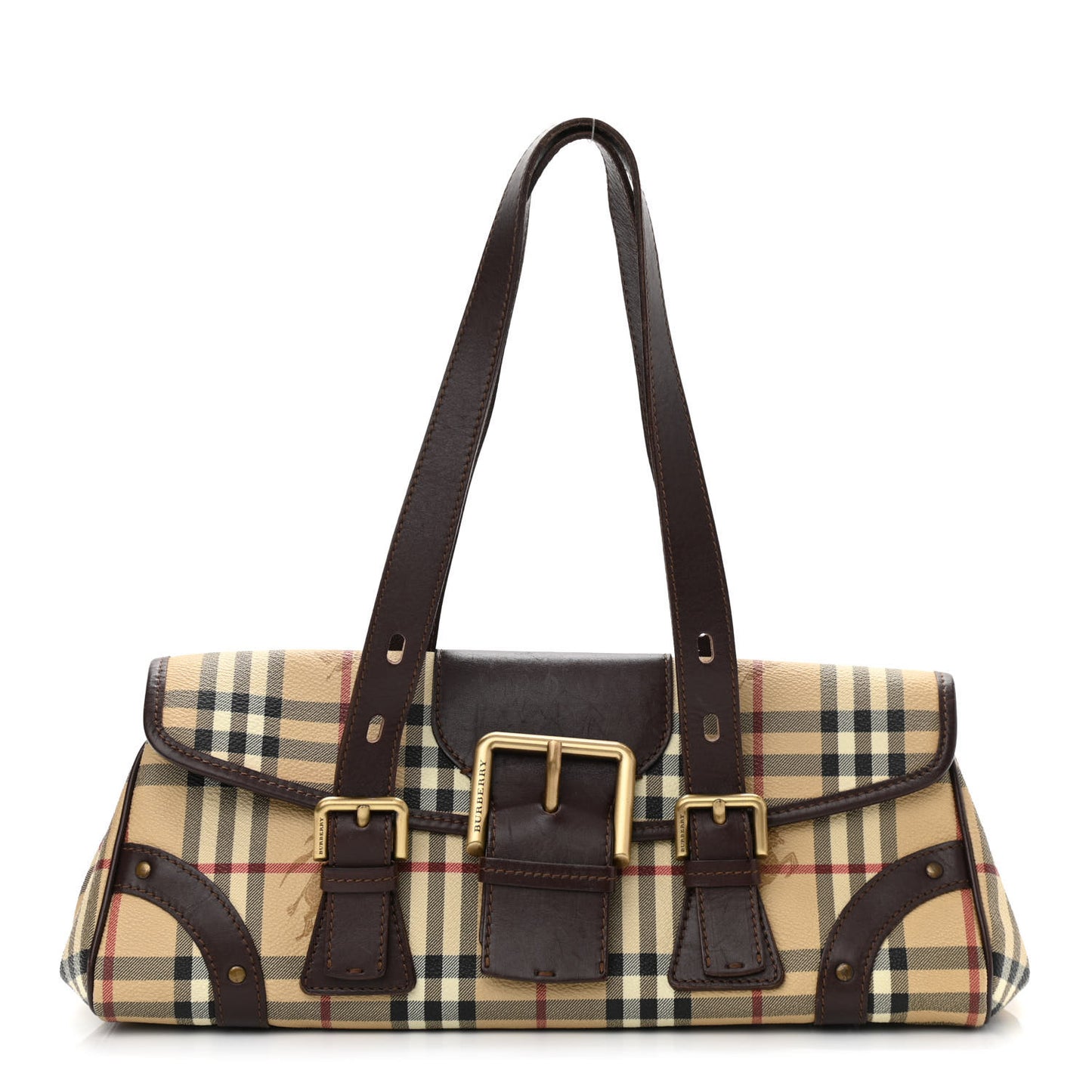 Haymarket Check Buckle Satchel