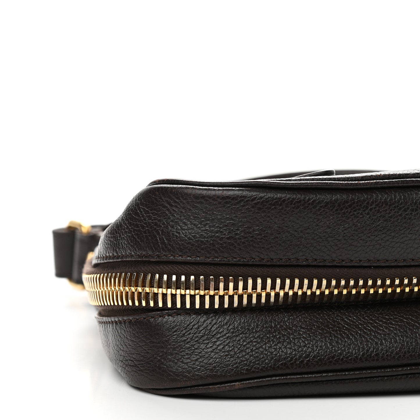 Grained Calfskin Medium Jennifer Crossbody Bag Black