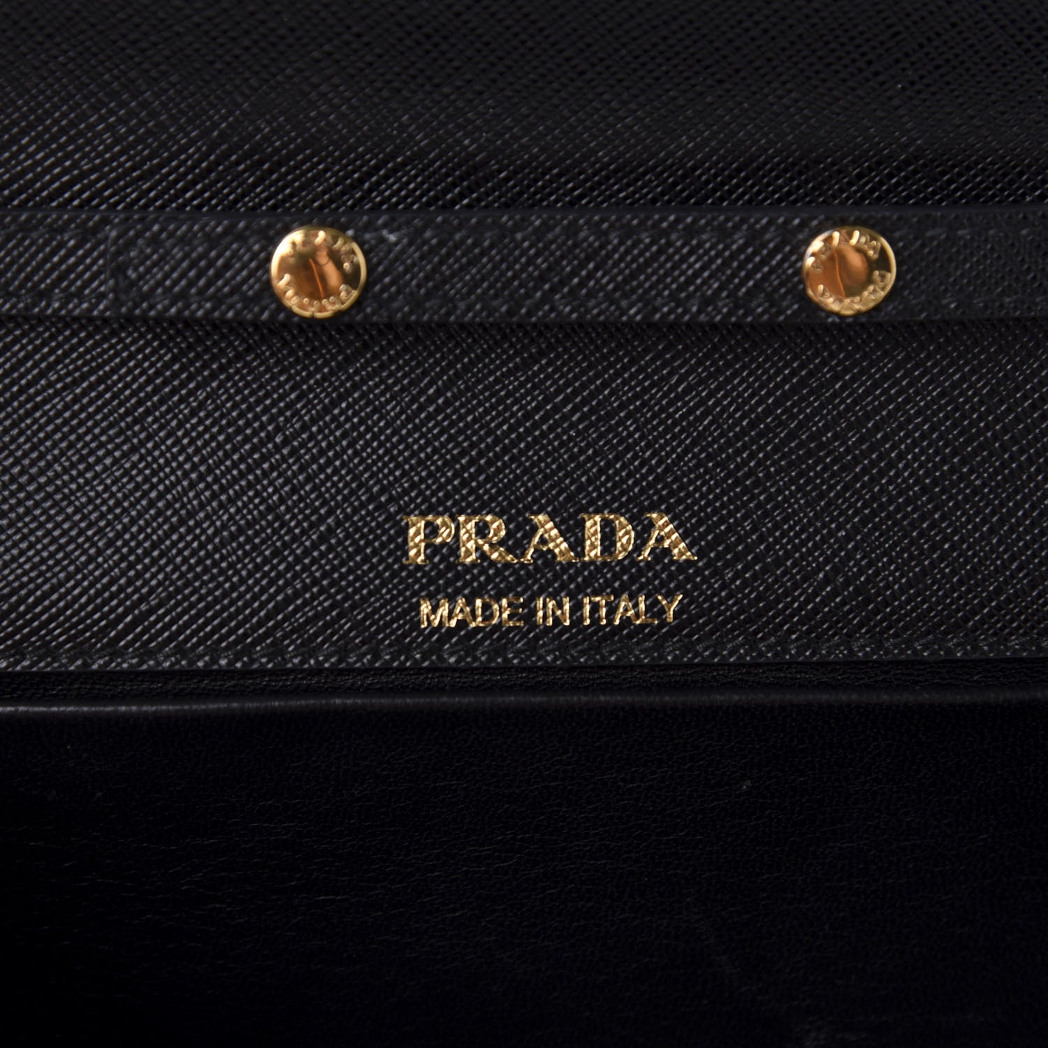 Prada City Calfskin Saffiano Pochette Black Granato 8 of 9