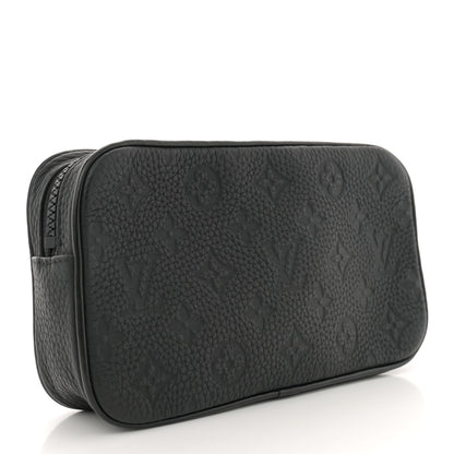 Louis Vuitton Taurillon Monogram Uniformes Solar Ray Soft Pochette Volga Black 4 of 7