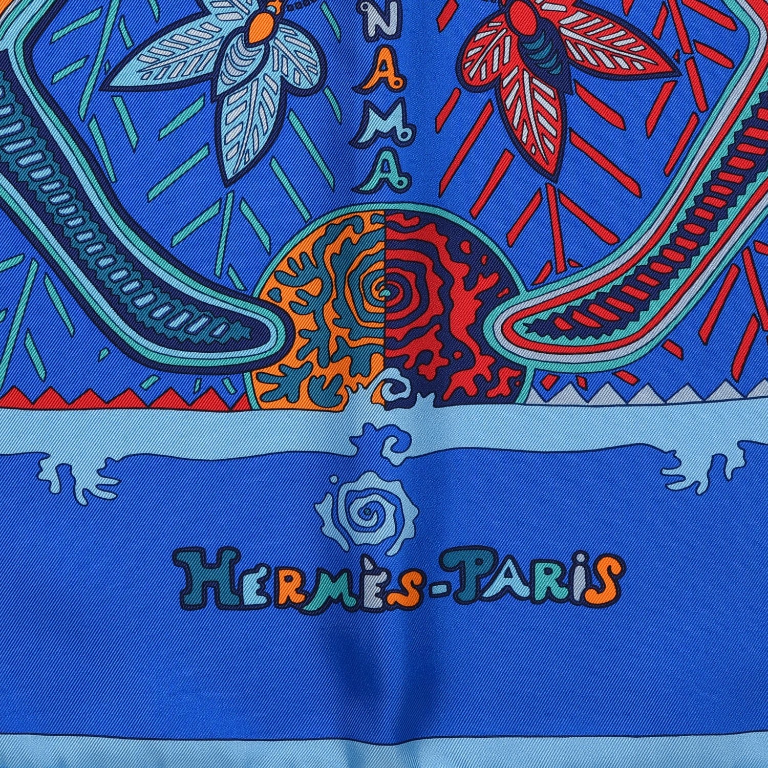 Hermes Silk Legende Kuna Peuple de Panama Scarf 90 3 of 11