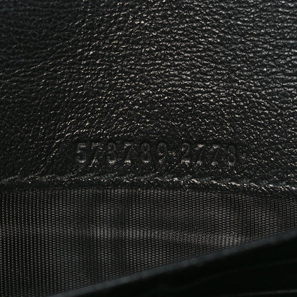 Gucci Calfskin Web Rajah Continental Wallet Black 7 of 9