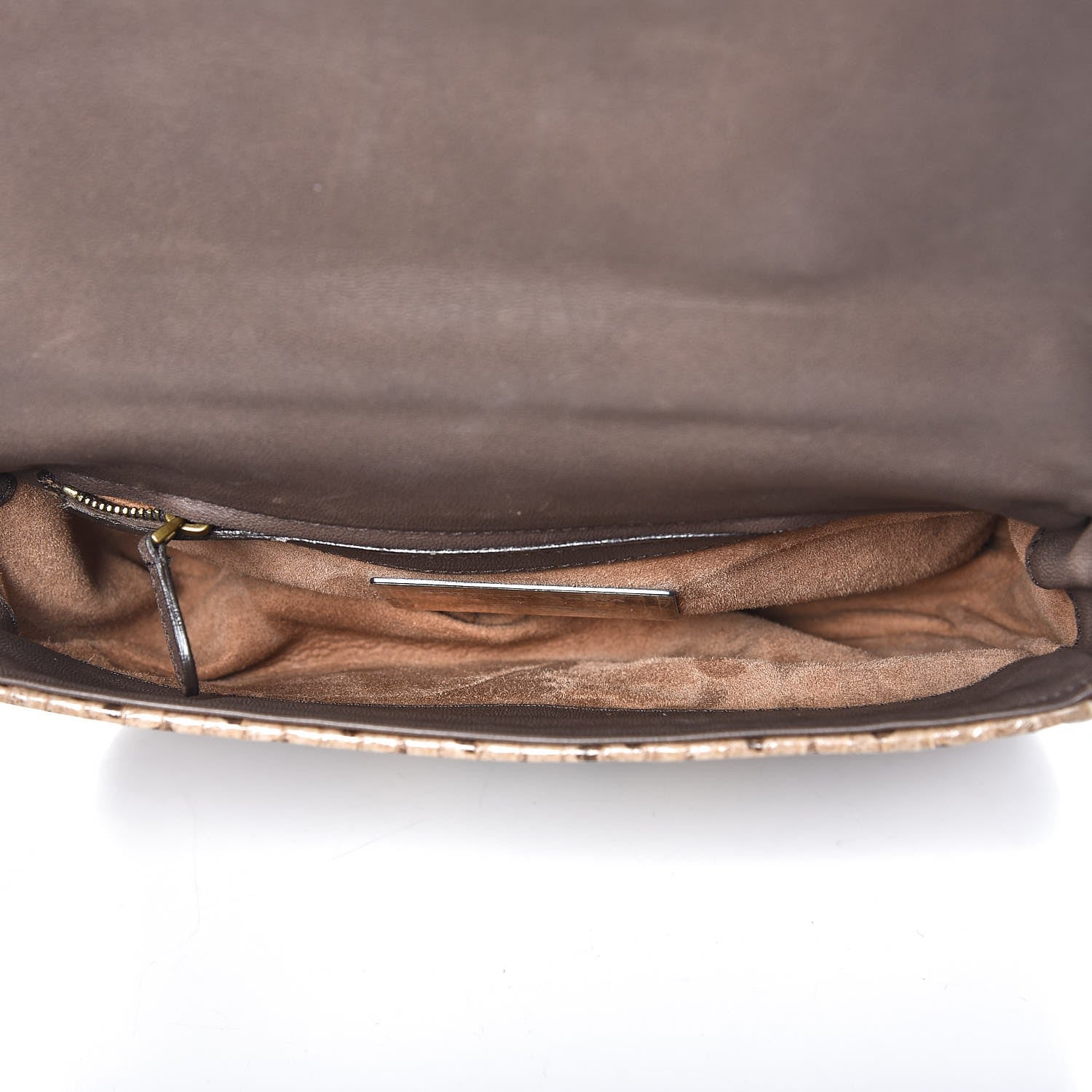 Bottega Veneta Snakeskin Studded Top Handle Bag Naturale 5 of 7