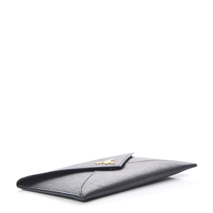 Prada Vitello Move Envelope Wallet Black 4 of 13