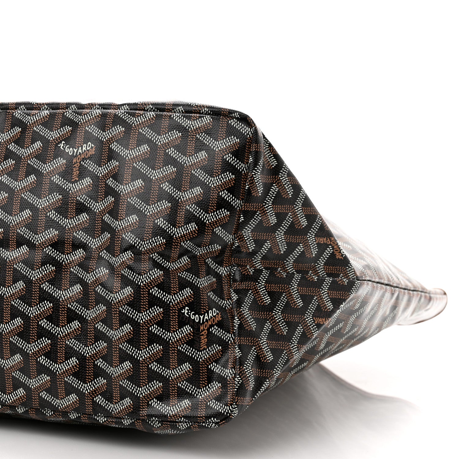 Goyard Goyardine Saint Louis GM Black Gold 10 of 10