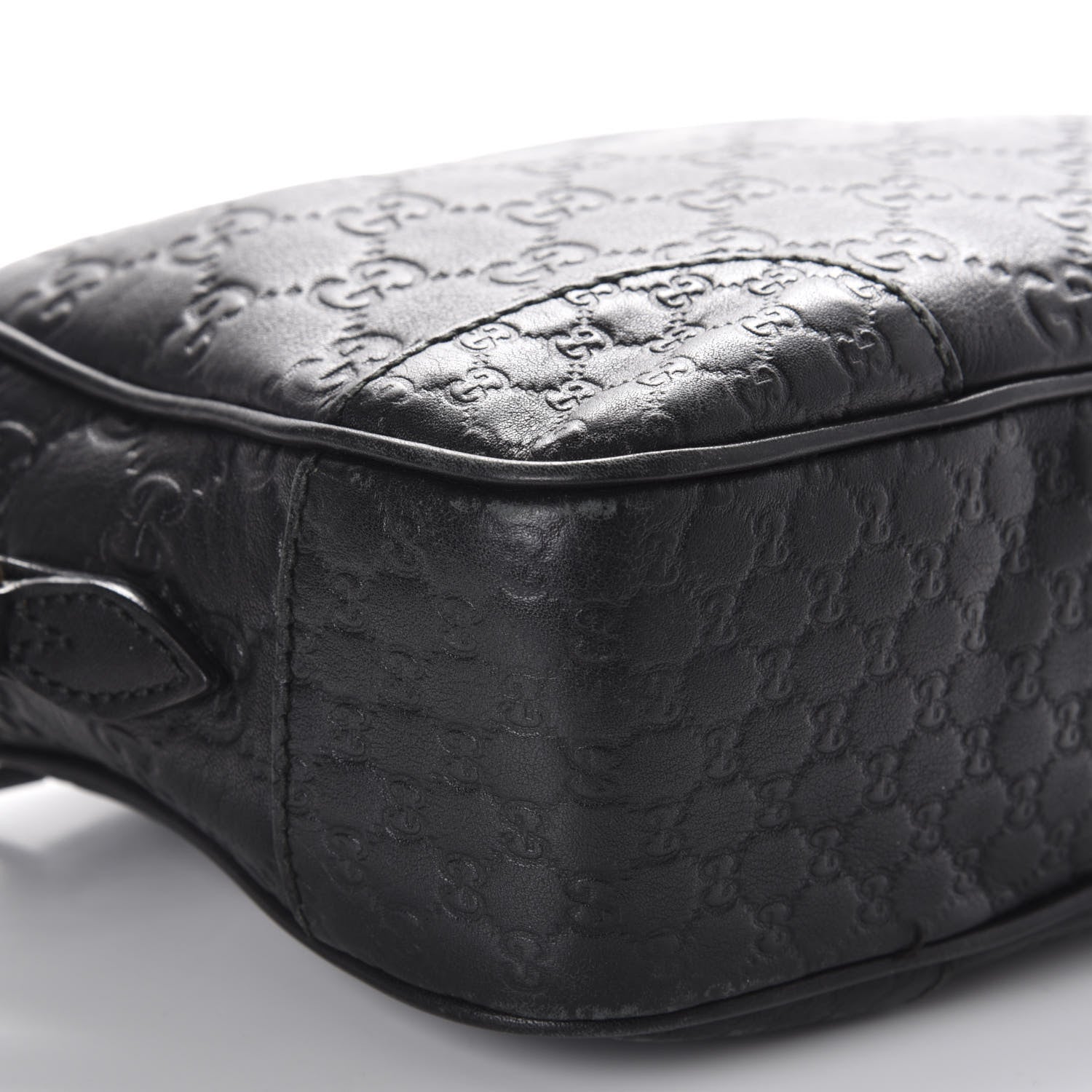 Gucci Guccissima Mini Bree Messenger Bag Black 5 of 13