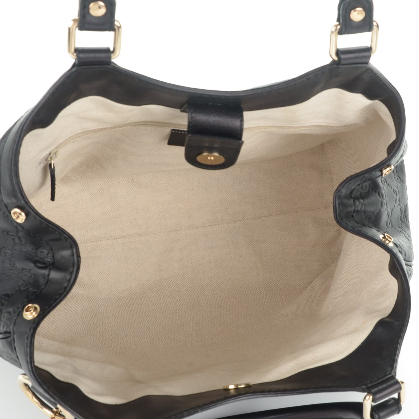 Guccissima Medium Sukey Tote Black