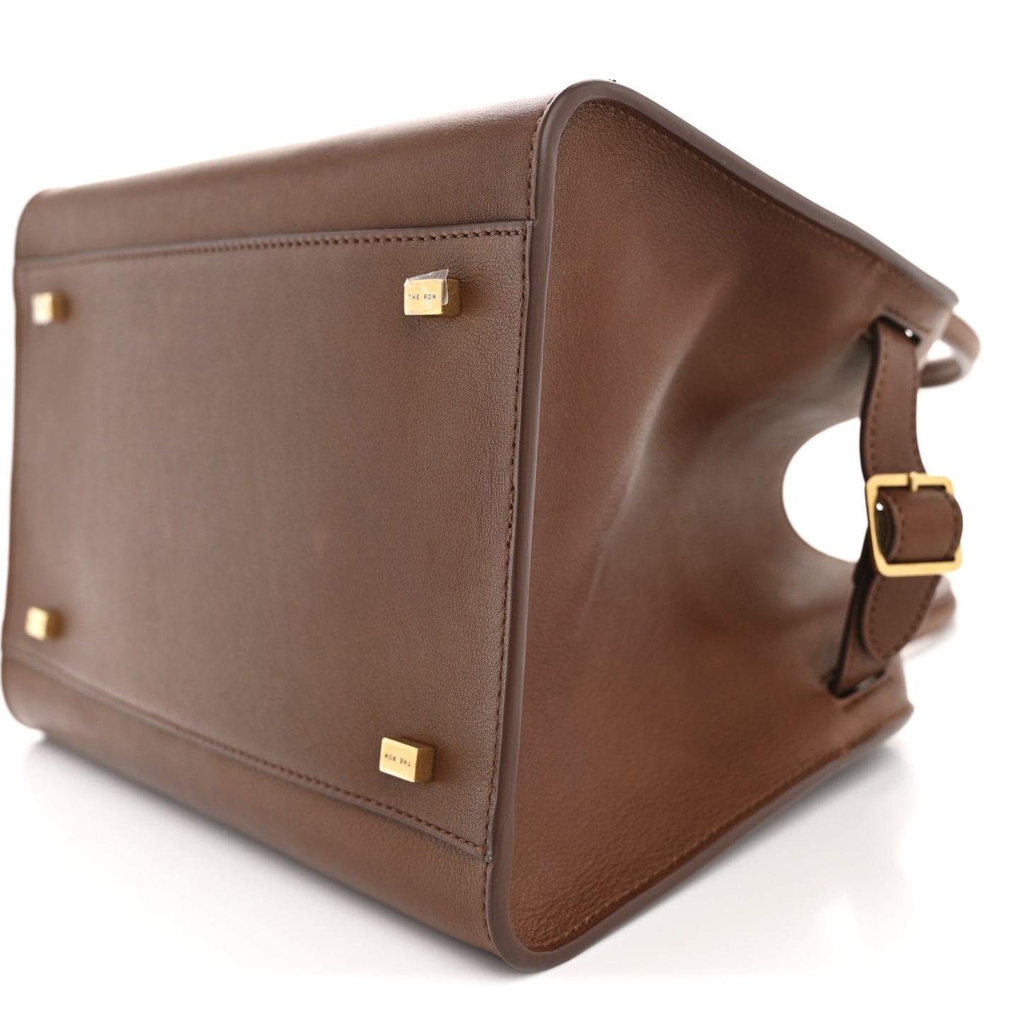 Polished Saddle Calfskin Soft Margaux 10 Bag New Burgundy
