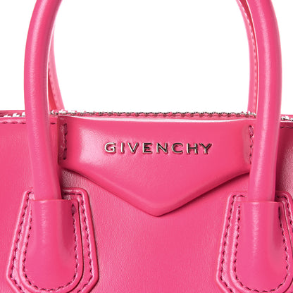 Givenchy Shiny Lord Calfskin Mini Antigona Shocking Pink 8 of 10