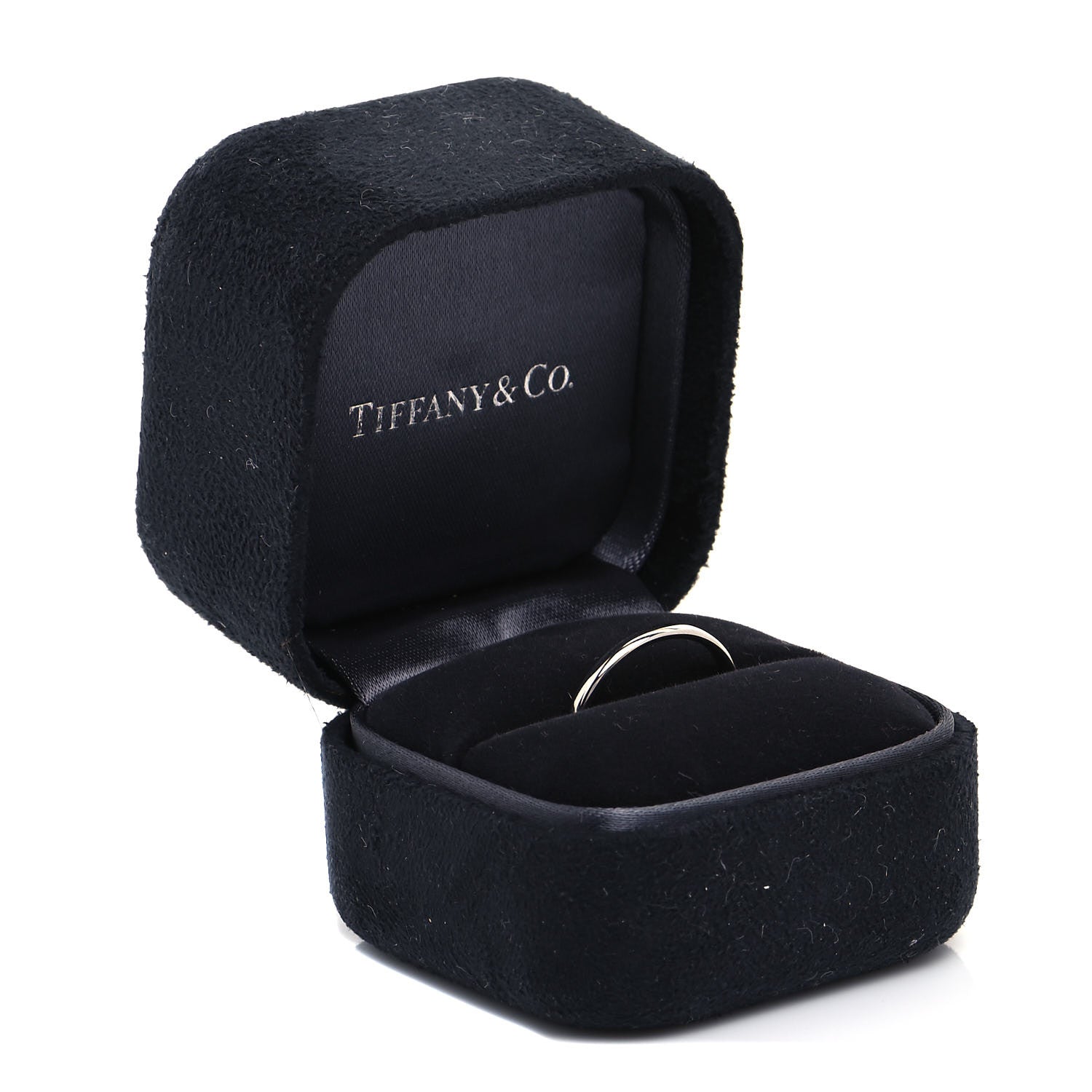 Tiffany Platinum 2mm Classic Wedding Band Ring 54 6.75 5 of 5