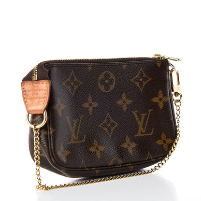 Louis Vuitton Monogram Mini Pochette Accessories 3 of 9