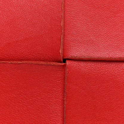 Bottega Veneta Nappa Maxi Intreccio The Belt Cassette Bag Bright Red 7 of 12