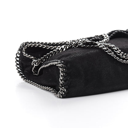 Stella McCartney Shaggy Deer Falabella Fold Over Tote Black 7 of 8