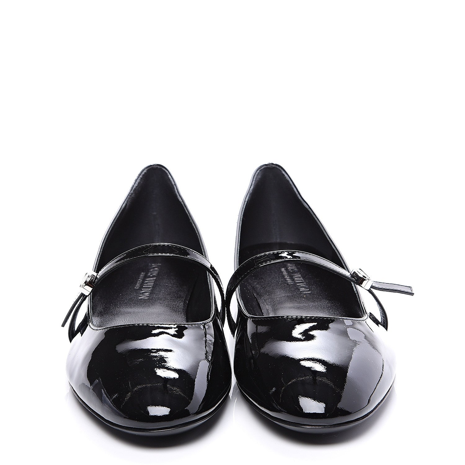 Louis Vuitton Patent Uniformes Ballet Flats 38.5 Black 3 of 10