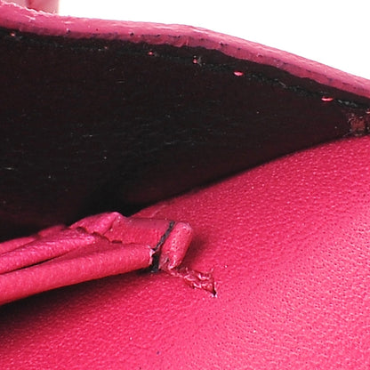 Saint Laurent Calfskin Classic Y Ligne Chain Wallet Bubblegum 8 of 9