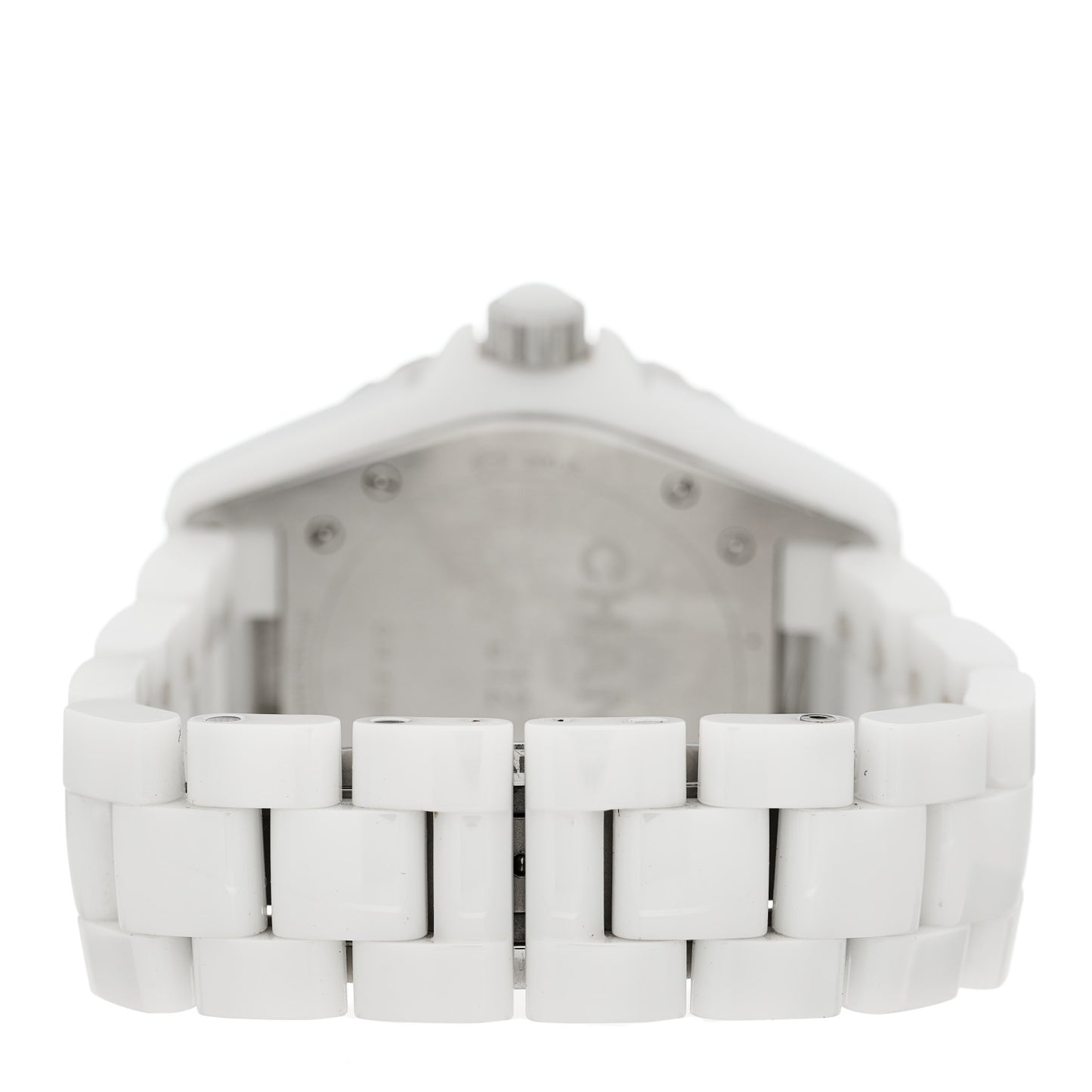 Stainless Steel Ceramic Diamond 38mm J12 Automatic Watch White