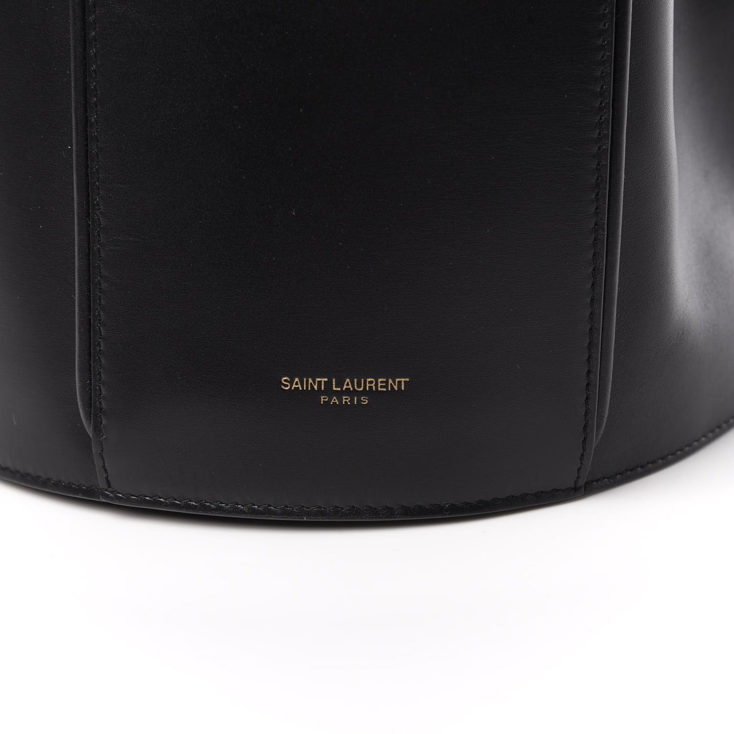 Smooth Calfskin Medium Talitha Bucket Bag Black