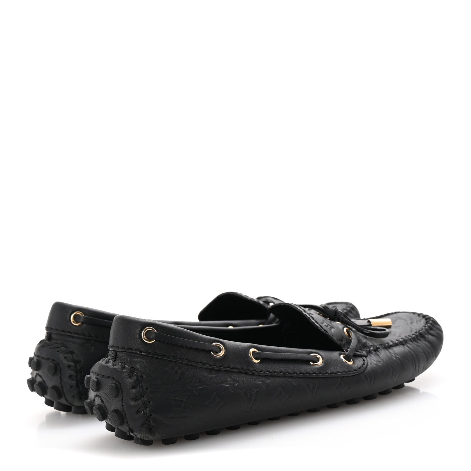 Louis Vuitton Empreinte Gloria Loafers 37 Black 5 of 9