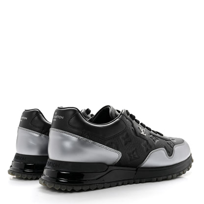 Louis Vuitton Metallic Empreinte Mens Run Away Sneakers 6.5 Charcoal 4 of 9