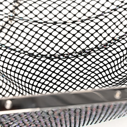 Saint Laurent Mesh Crystal Medium Fanny Shoulder Bag Black 5 of 10