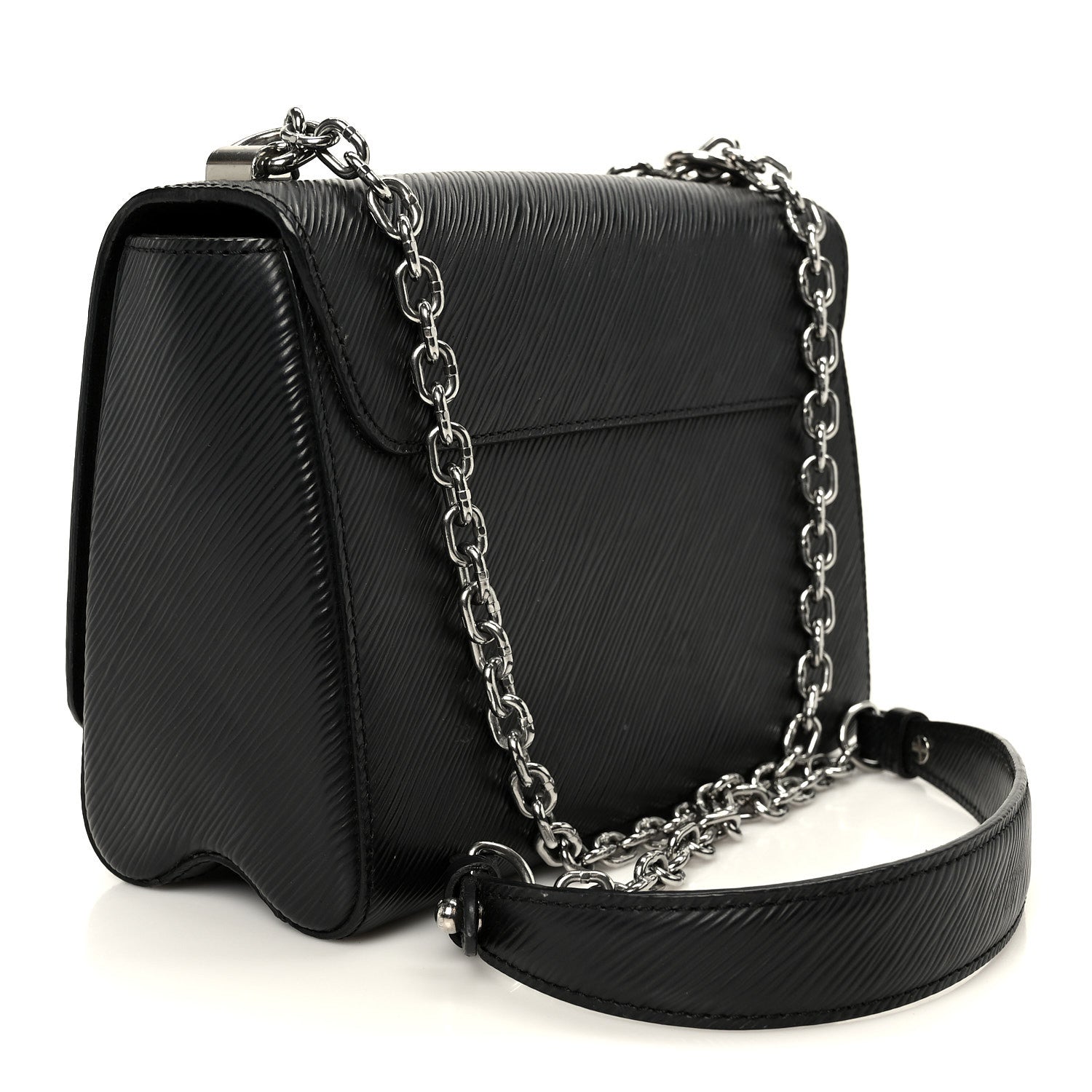 Louis Vuitton Epi Twist Shoulder Bag MM Black 2 of 9