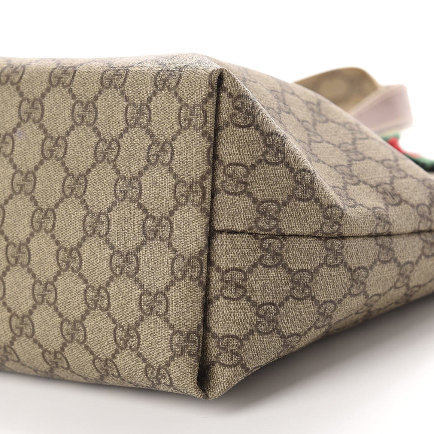 GG Plus Monogram Medium Signature Web Loop Tote Brown