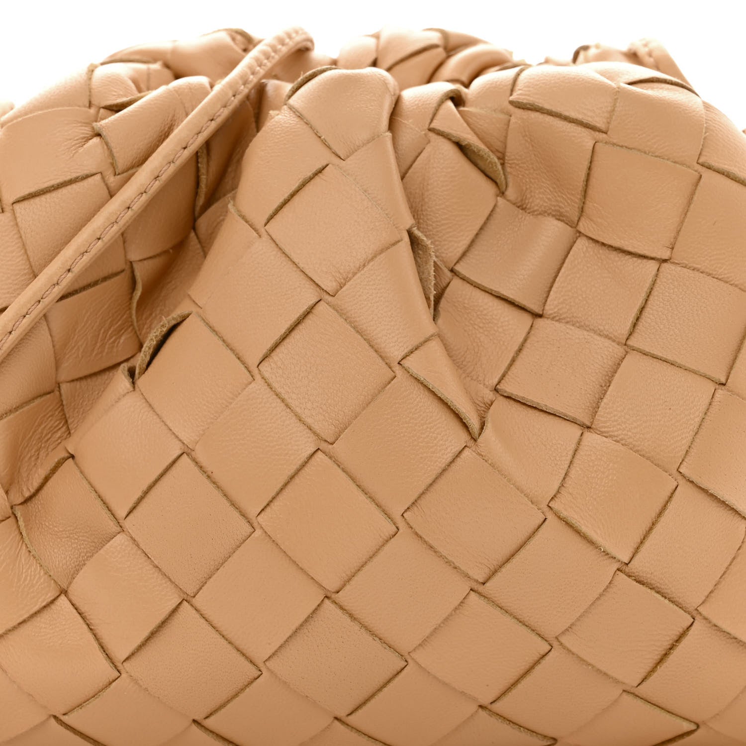 Bottega Veneta Nappa Intrecciato The Mini Pouch Almond 8 of 10