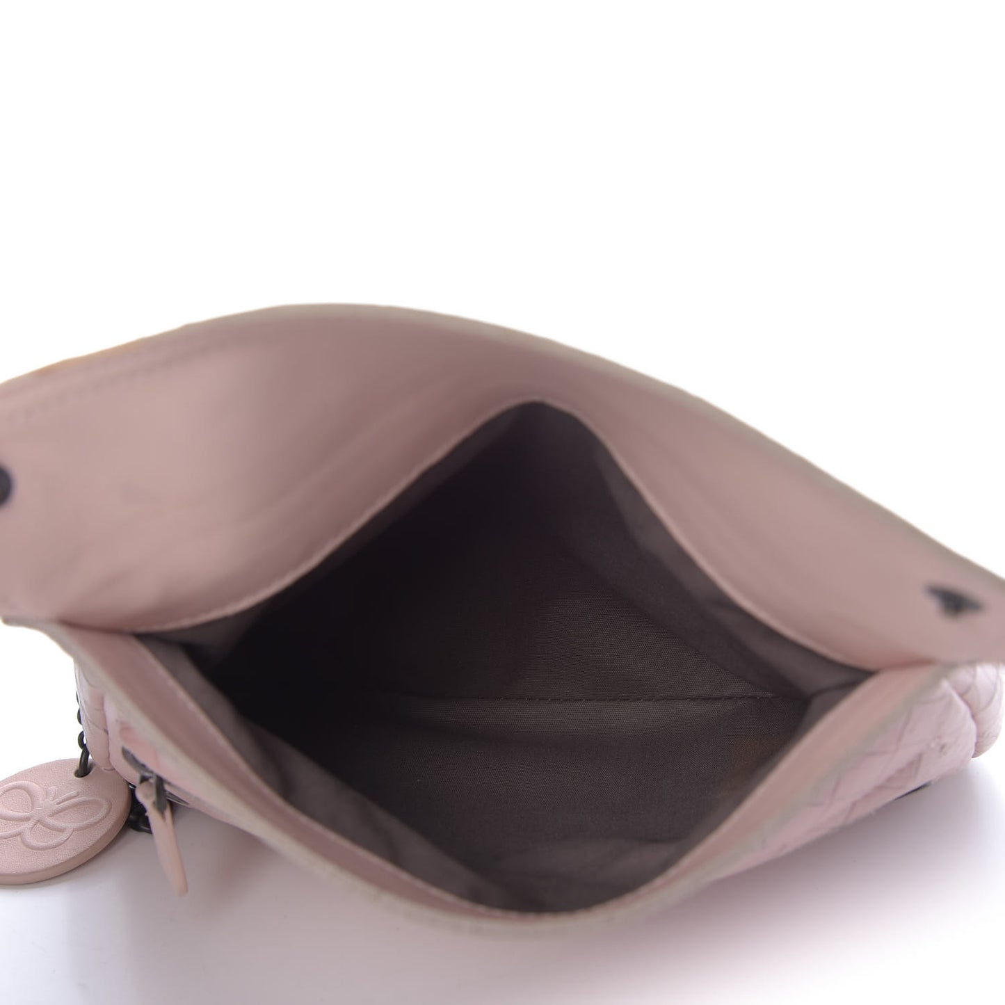 Calfskin Intrecciomirage Embossed Butterfly Small Chain Crossbody Petale