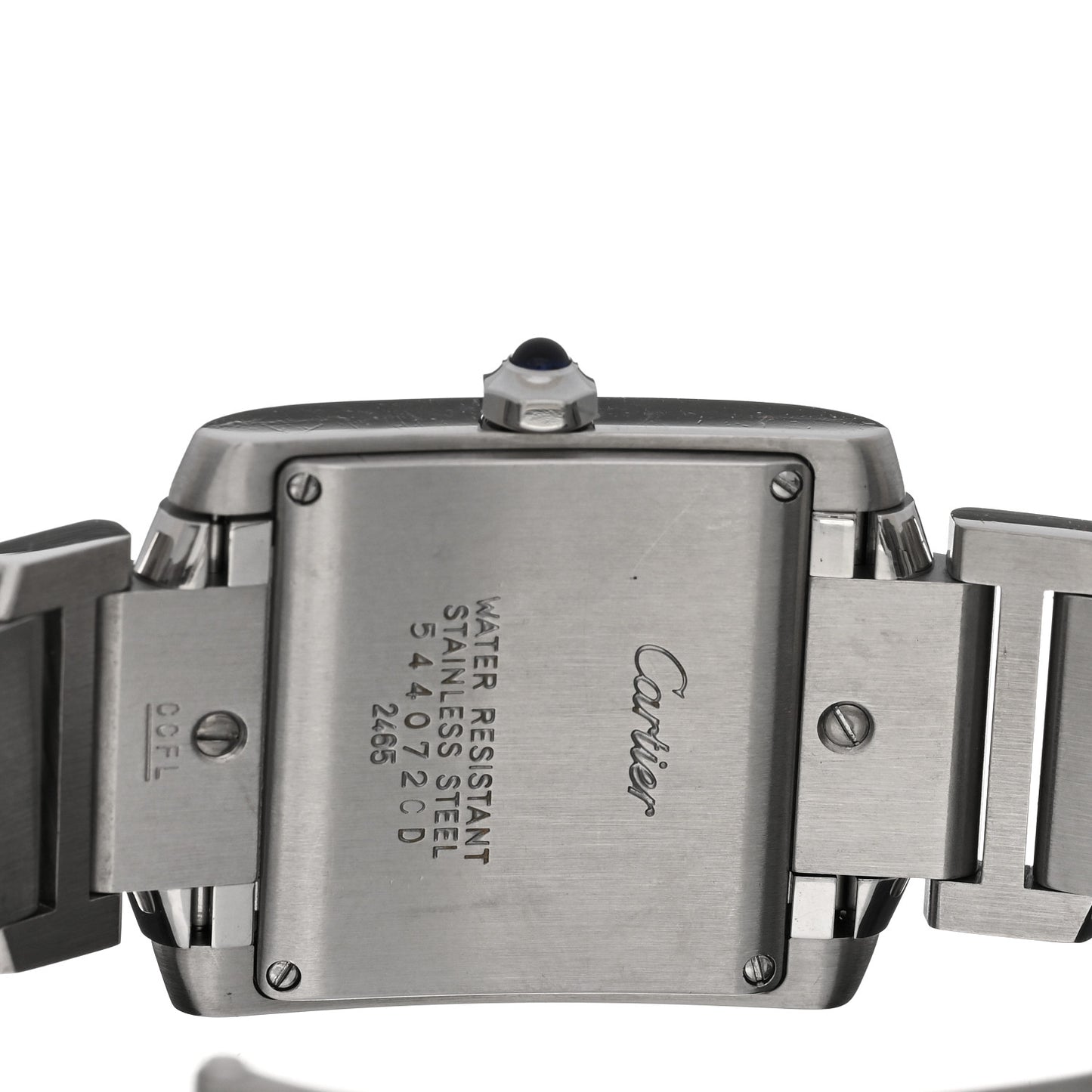 Stainless Steel 25mm Tank Francaise Quartz Watch