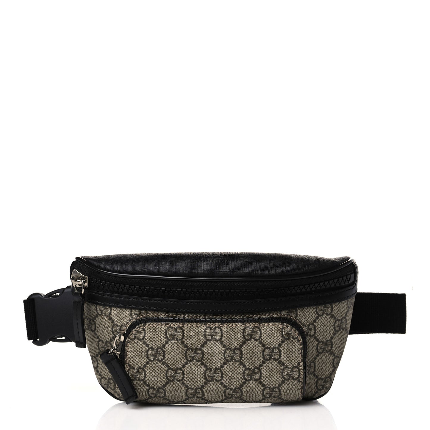GG Supreme Monogram Belt Bag Black