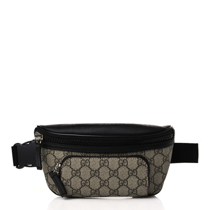 Gucci GG Supreme Monogram Belt Bag Black 1 of 9