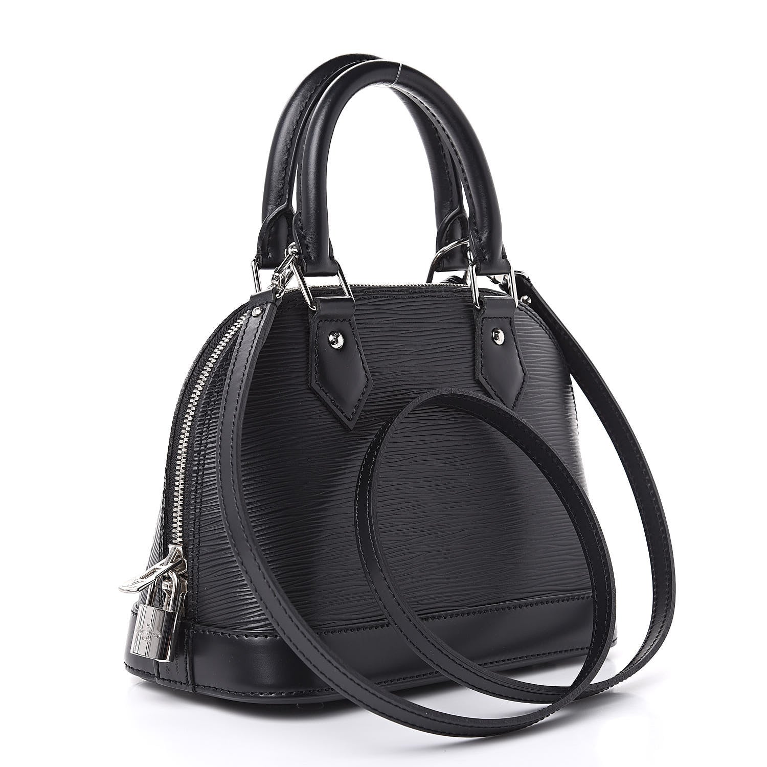Louis Vuitton Epi Alma BB Black 3 of 9